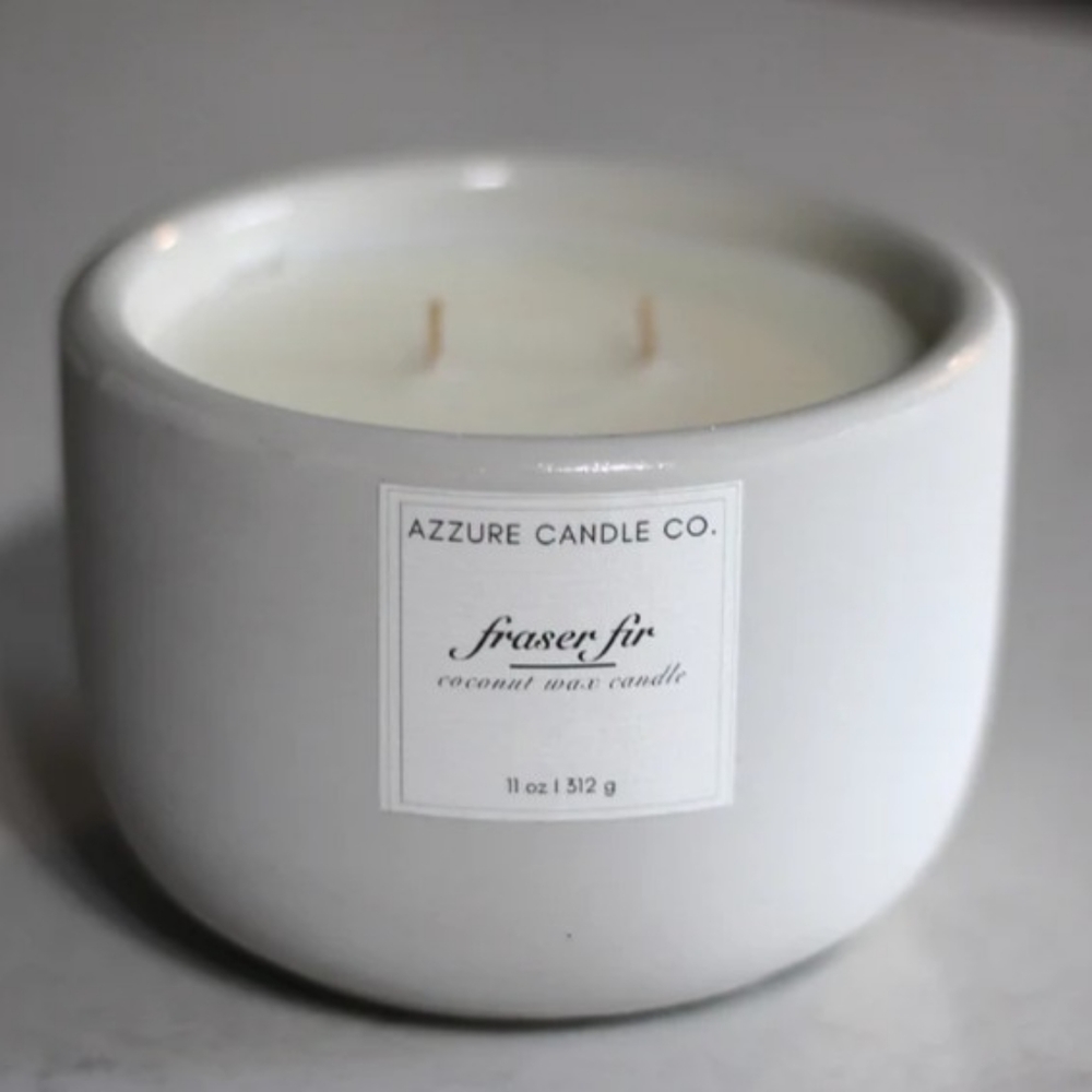Fraser Fir Scented Candle - Handcrafted, All-natural.